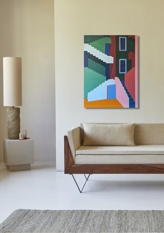 - Toile "Vue sur cour"